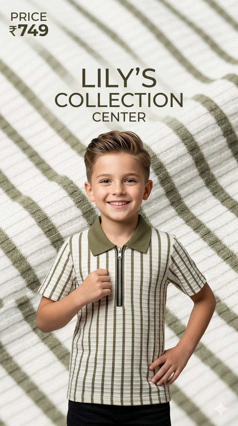Boys Kids Polo Shirt – Soft Cotton Casual T-Shirt for Boys – Ages 1-12 Years
