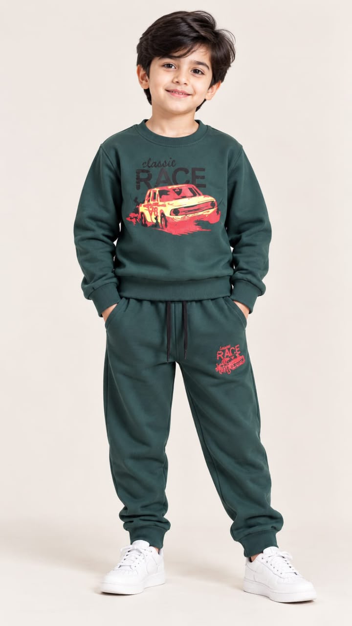 Kids Fleece Tracksuit for Boys & Girls | Ages 1–10 Years