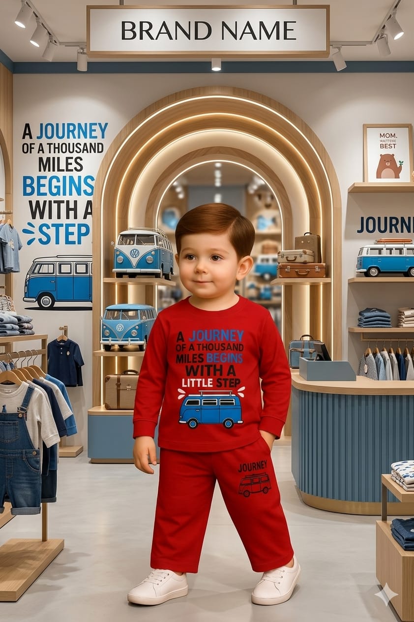 Boys Cotton Jersey Tracksuit (Age 1–8) – Soft, Comfortable & Everyday Wear