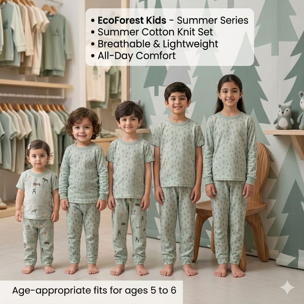 Boys & Girls Night Suit Comfortable Cotton Nightwear 1–10 Years