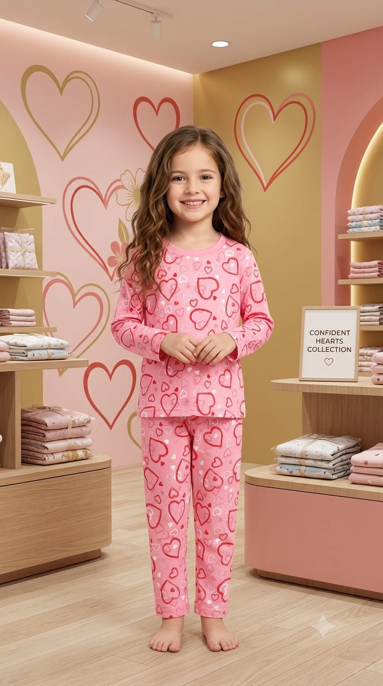 Kids Soft Cotton Night Suit – Comfortable Sleepwear Set