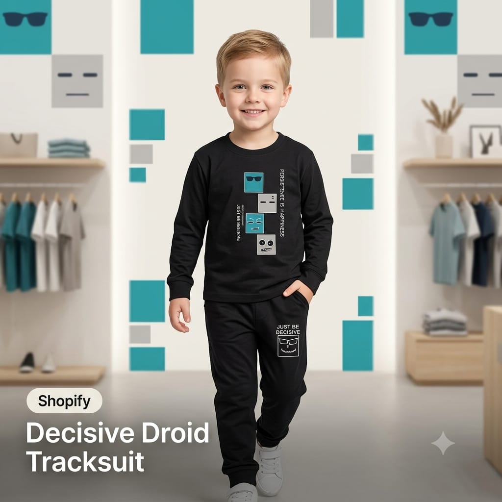 Boys Cotton Jersey Tracksuit (Age 1–8) – Soft, Comfortable & Everyday Wear