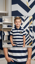 Boys Kids Polo Shirt – Soft Cotton Casual T-Shirt for Boys – Ages 1-12 Years