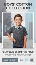 Boys Kids Polo Shirt – Soft Cotton Casual T-Shirt for Boys – Ages 1-12 Years