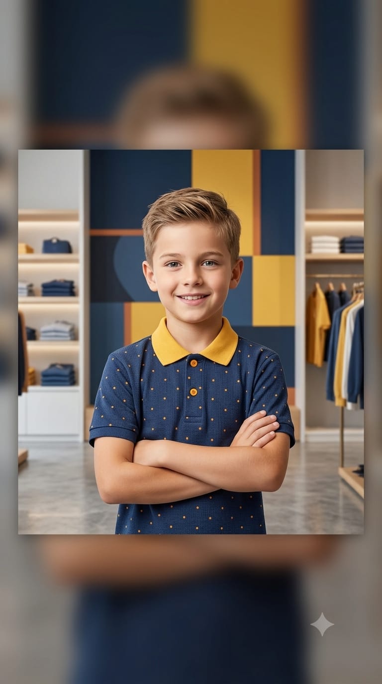Boys Kids Polo Shirt – Soft Cotton Casual T-Shirt for Boys – Ages 1-12 Years
