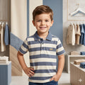 Boys Kids Polo Shirt – Soft Cotton Casual T-Shirt for Boys – Ages 1-12 Years