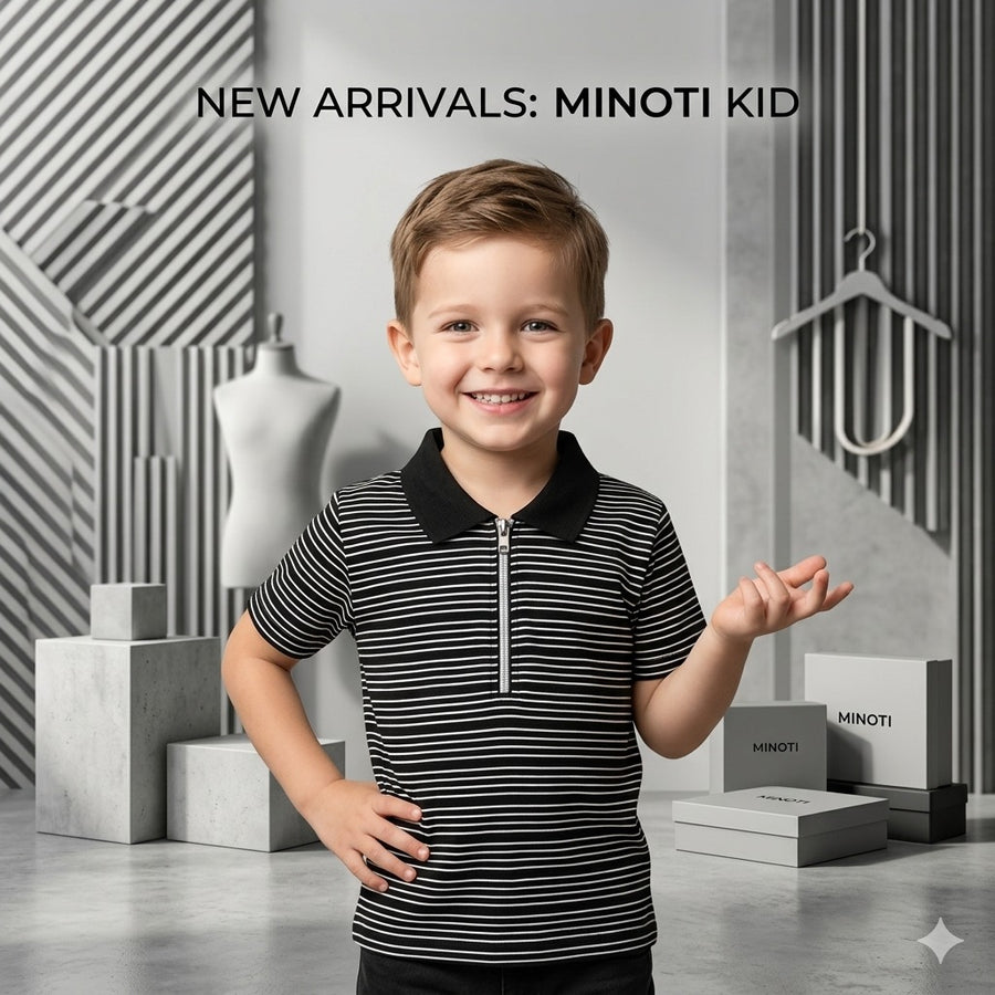 Boys Kids Polo Shirt – Soft Cotton Casual T-Shirt for Boys – Ages 1-12 Years