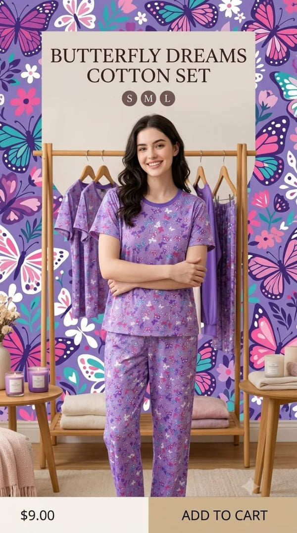 Women's Soft Cotton Nightdress | Comfortable Sleepwear for Ladies