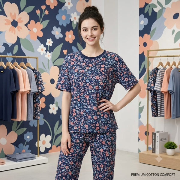 Women's Soft Cotton Nightdress | Comfortable Sleepwear for Ladies