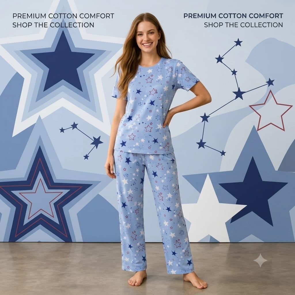 Women's Soft Cotton Nightdress | Comfortable Sleepwear for Ladies