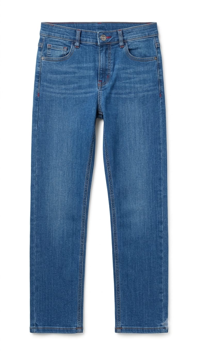 Kids Premium Denim Jeans Pants – Soft & Comfortable  Strechable Fit - BLUE