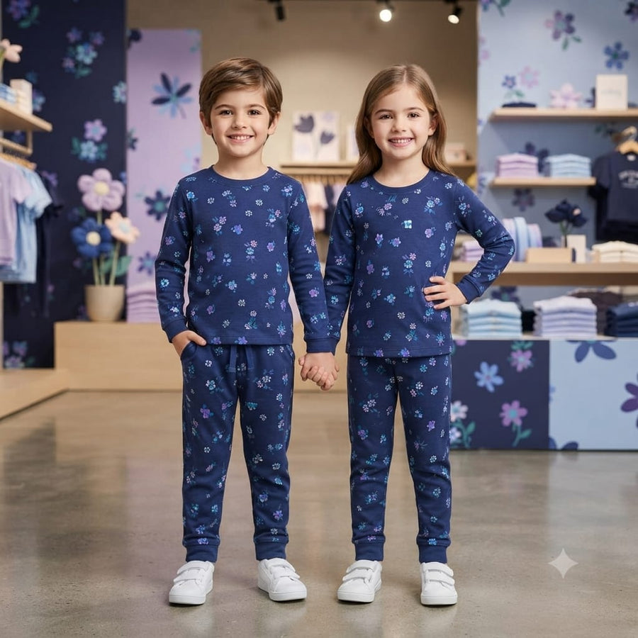 Kids Soft Cotton Night Suit – Comfortable Sleepwear Set