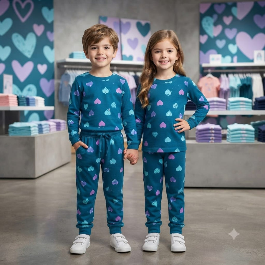 Kids Soft Cotton Night Suit – Comfortable Sleepwear Set
