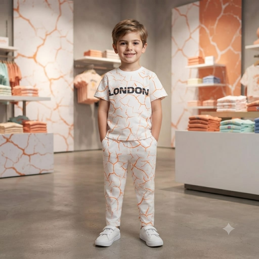 Kids Soft Cotton Night Suit – Comfortable Sleepwear Set