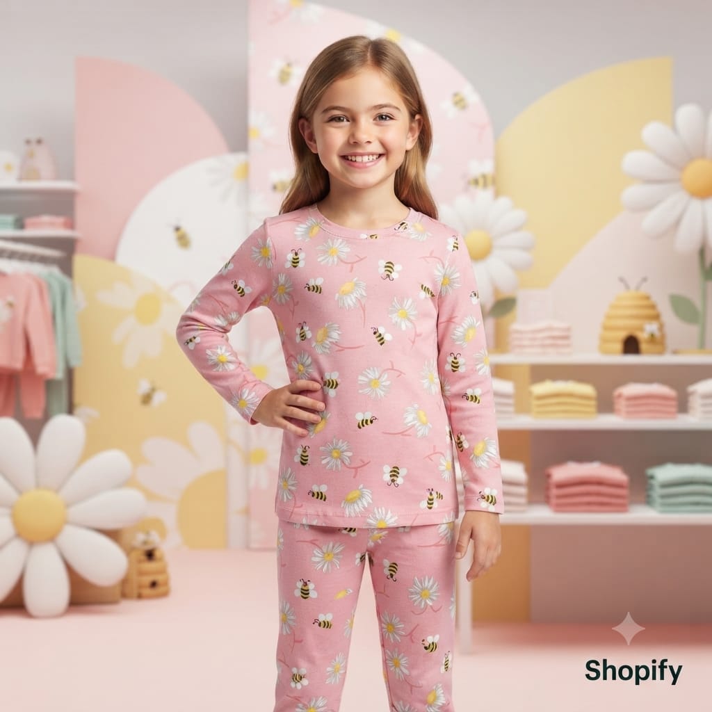 Kids Soft Cotton Night Suit – Comfortable Sleepwear Set