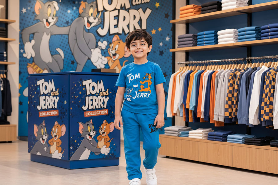 Boys Cotton Jersey Tracksuit (Age 1–10) – Soft, Comfortable & Everyday Wear