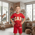 Boys Cotton Jersey Nicker & Shirt Twin Set (Age 1–10) – Soft & Comfortable Summer Wear